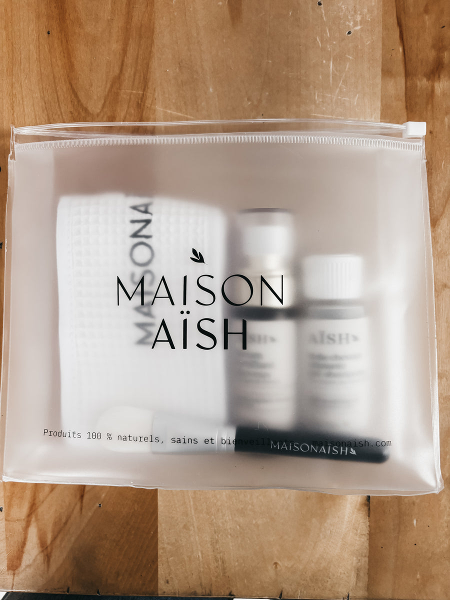 BEAUTY POUCH - TROUSSE SOIN CUIR CHEVELU GRAS