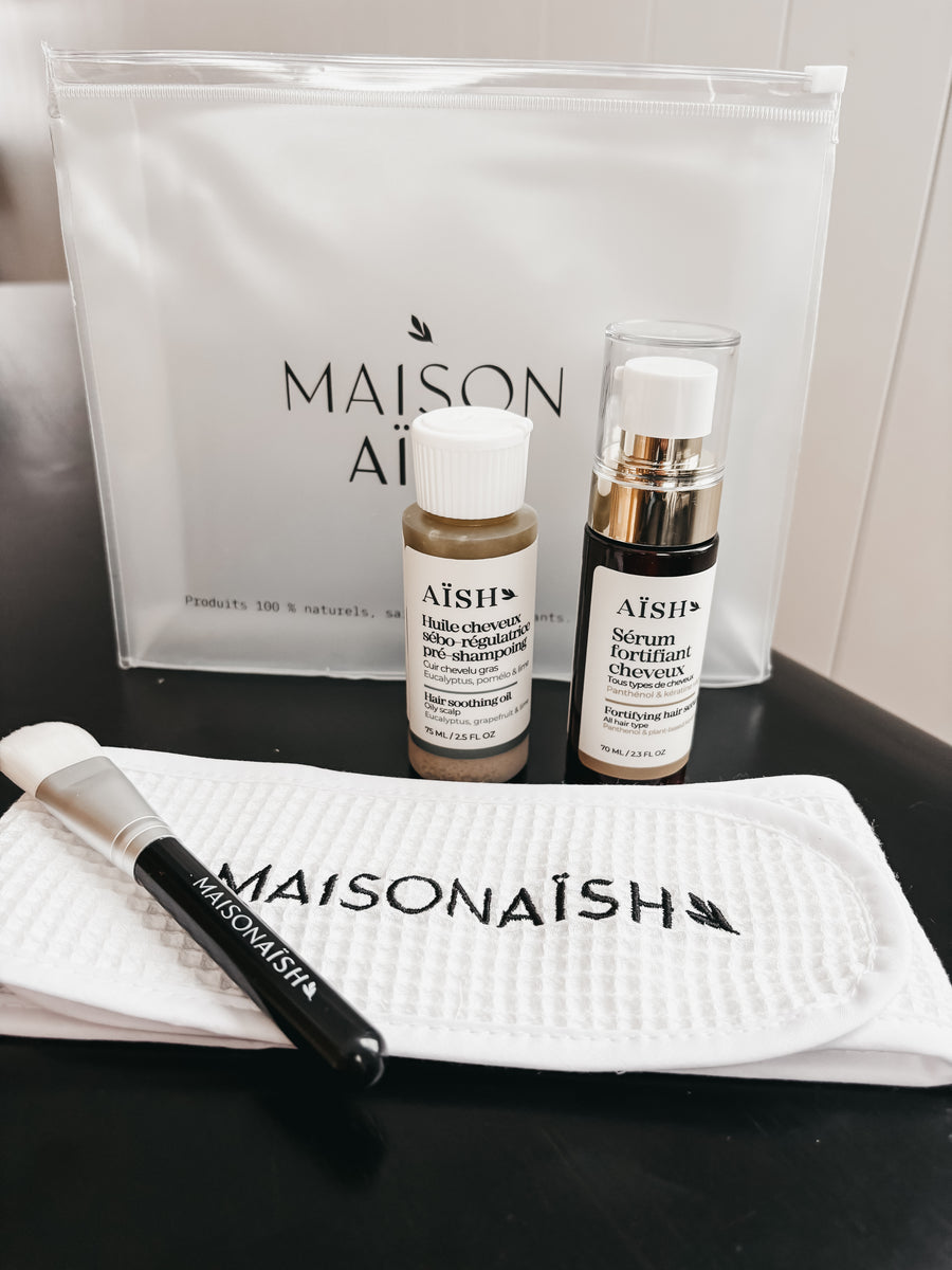 BEAUTY POUCH - TROUSSE SOIN CUIR CHEVELU GRAS